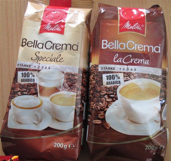 Melitta Bella Crema - milden Sorten